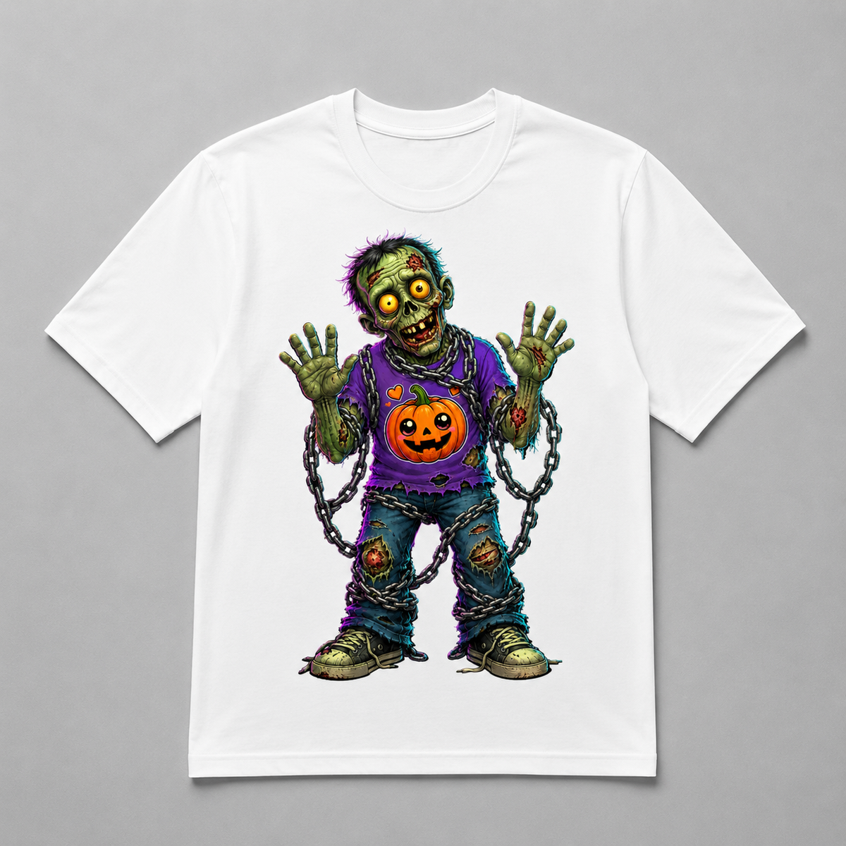 Halloween - Chainbound Pumpkin Zombie