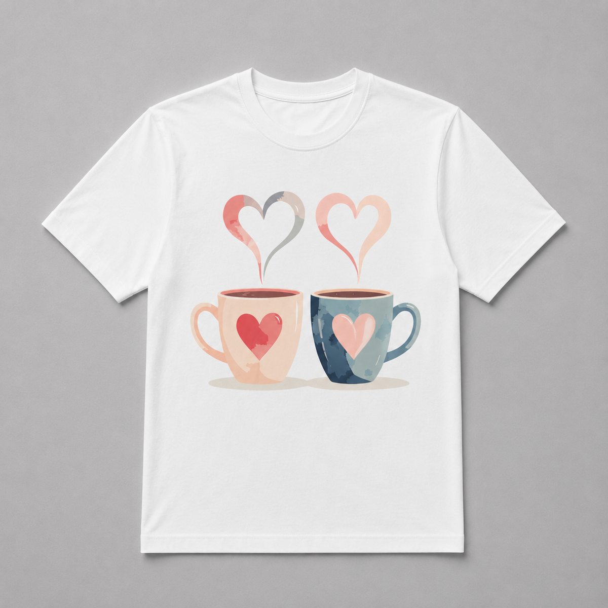 Valentine's Day - Steaming Hearts Coffee Mugs