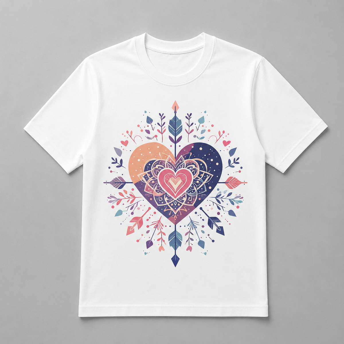 Valentine's Day - Boho Mandala Heart