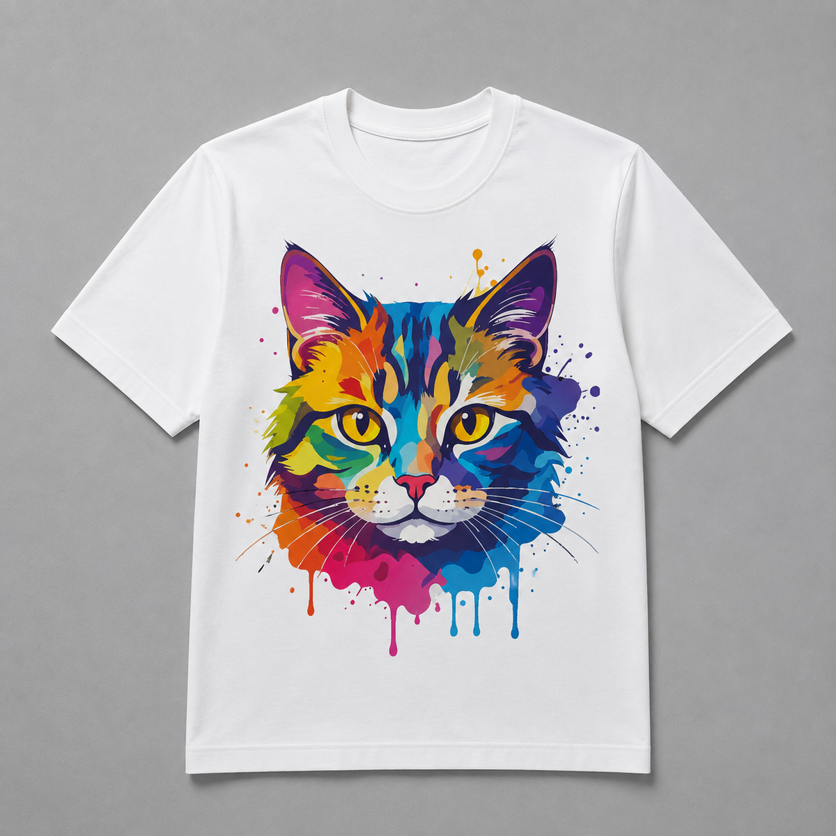 Animals - Color Splash Cat Portrait