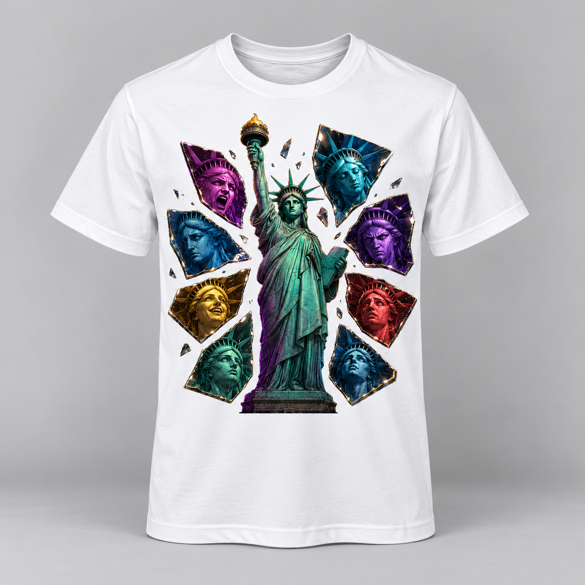 Art - Fractured Faces of Liberty