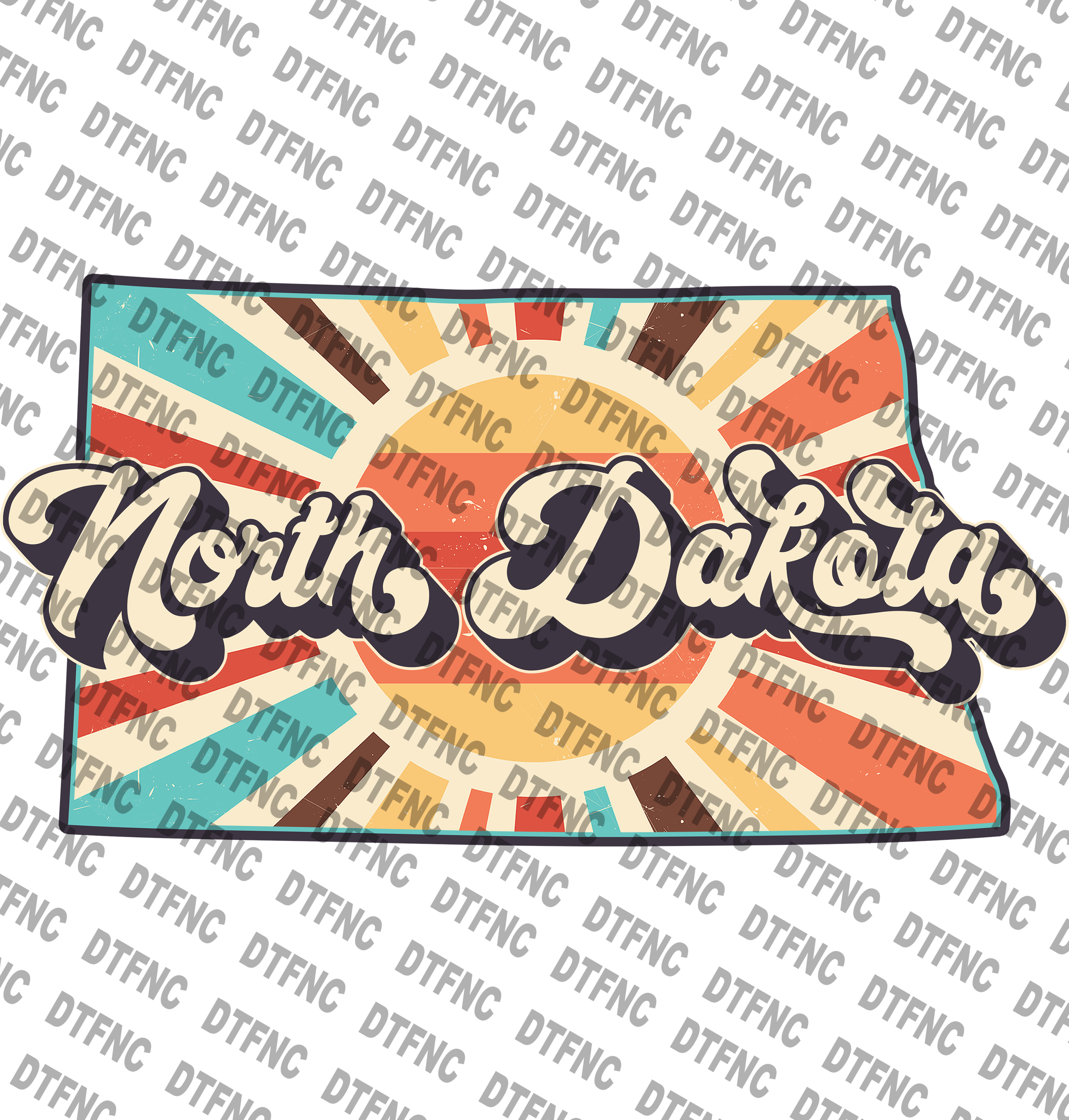Retro North Dakota
