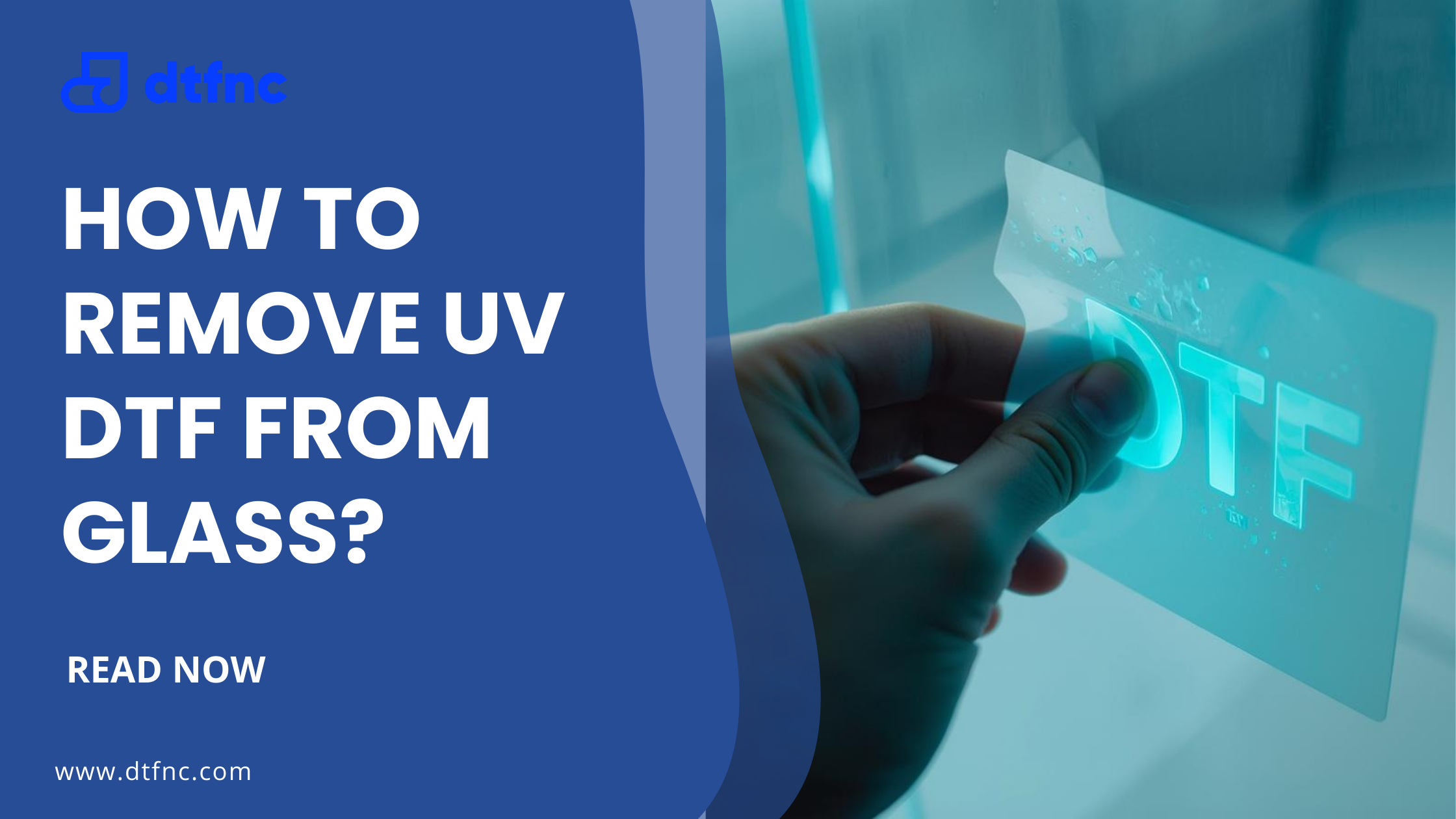 How to Remove UV DTF from Glass?