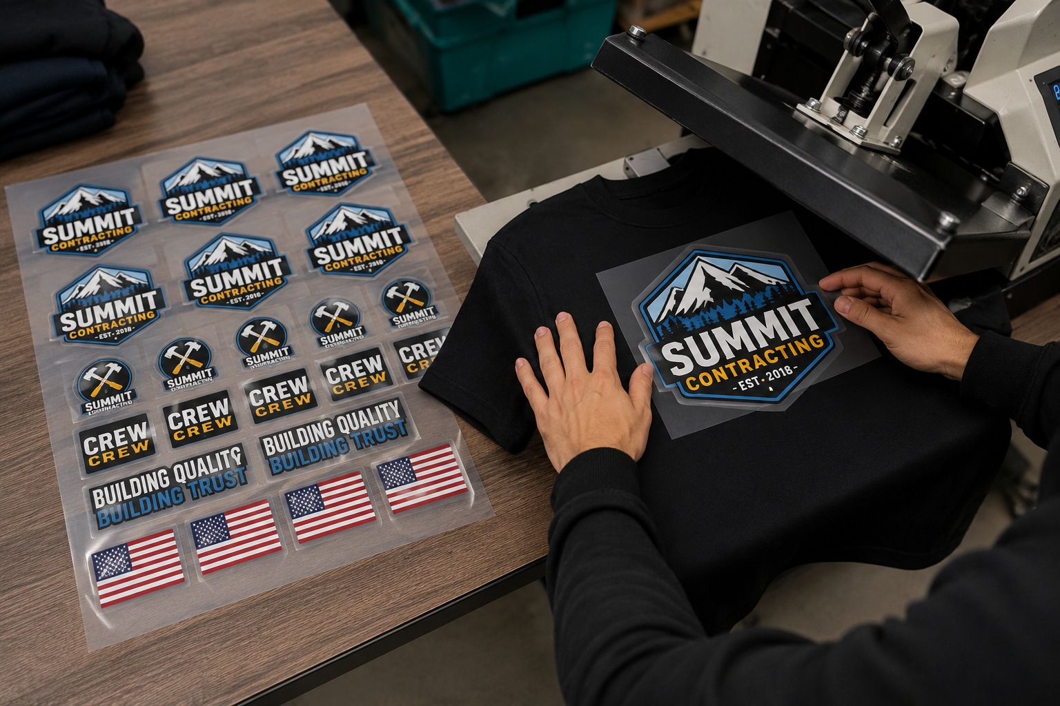 Print Shops can handle rush orders for apparel with outsourced DTF Gang Sheets 
