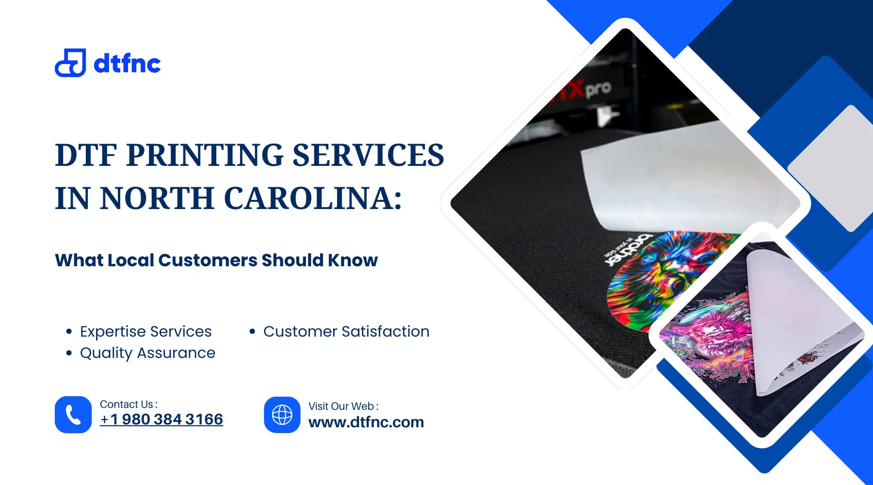 DTF Printing Services in North Carolina