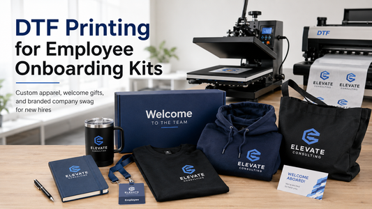DTF Printing for Employee Onboarding Kits Best Custom Merchandise Ideas for New Hires 