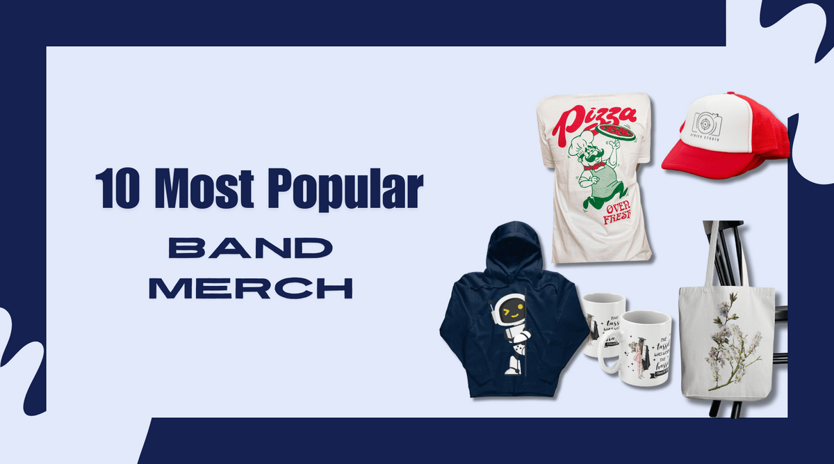 Band Merch Most Popular Types of Band Merch - DTF North Carolina
