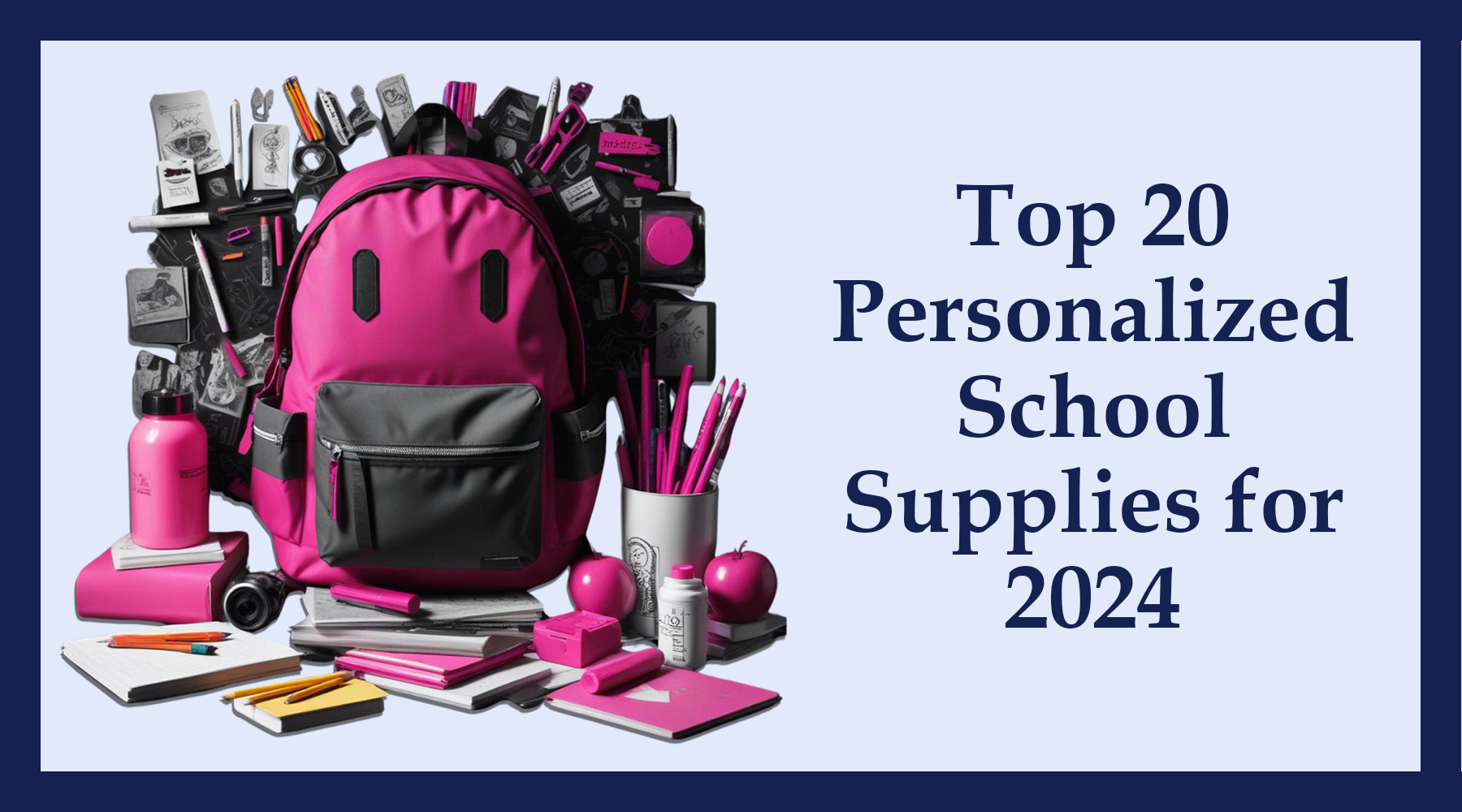 Top 20 Personalized School Supplies for 2024