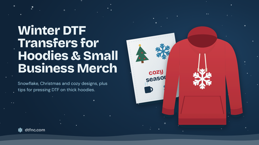 Winter DTF Designs: Cozy Seasonal Shirts & Hoodies