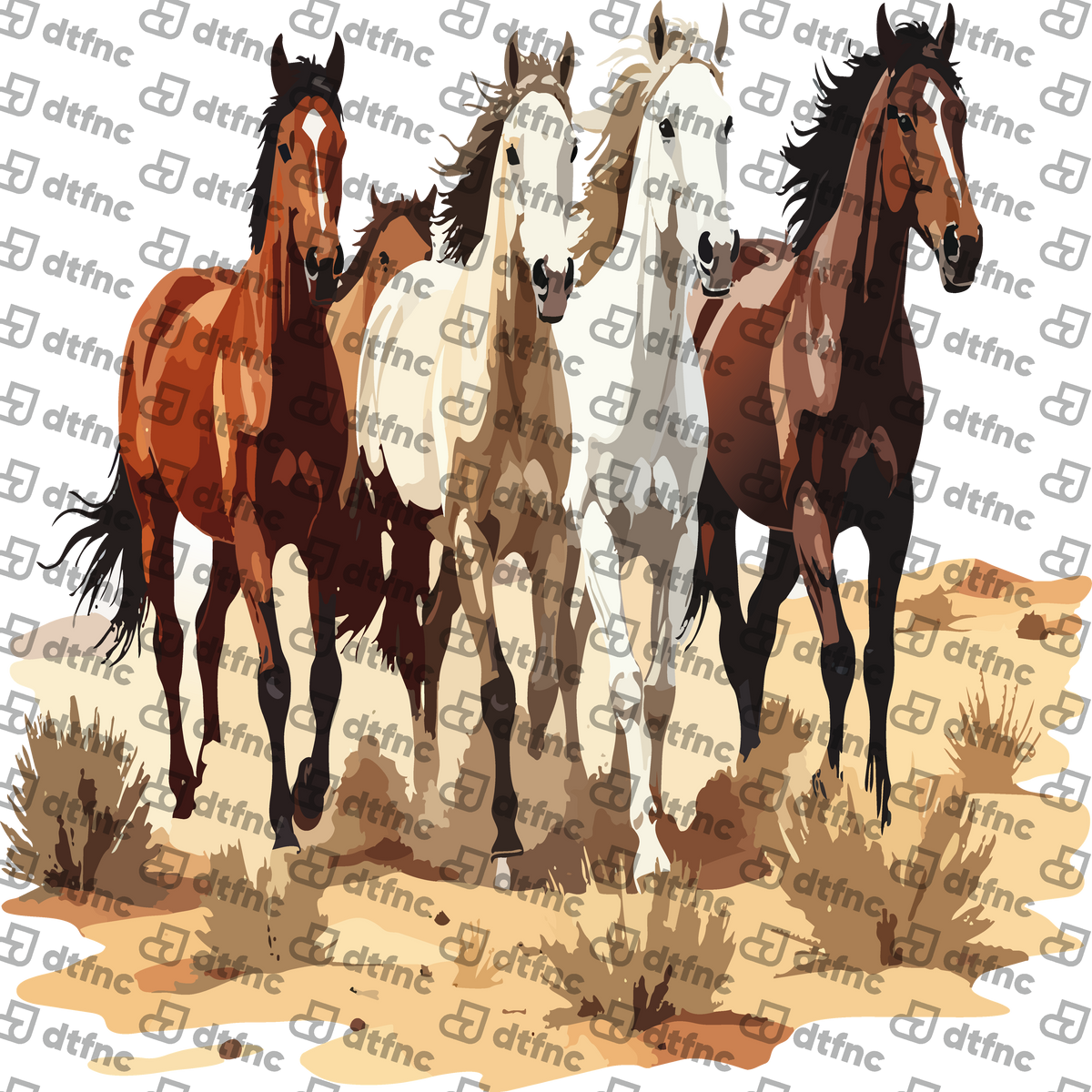 Animals - Majestic Horse Herd