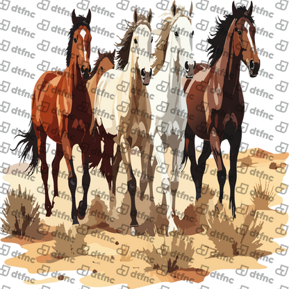 Animals - Majestic Horse Herd