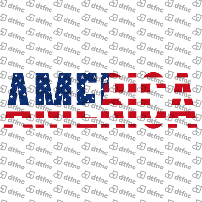 4th of July - Stars and Stripes America Reflection