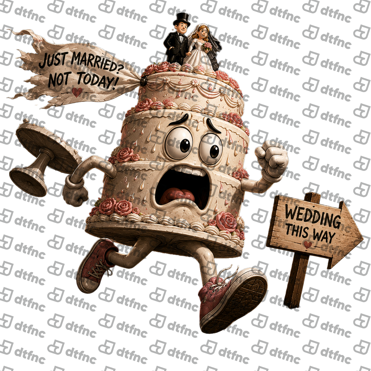 Valentine's Day - Runaway Wedding Cake