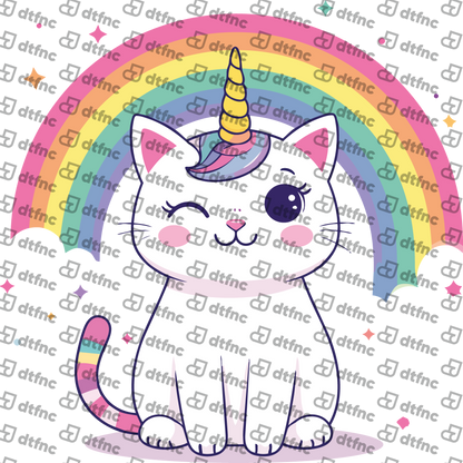 Animals - Winking Unicorn Kitty