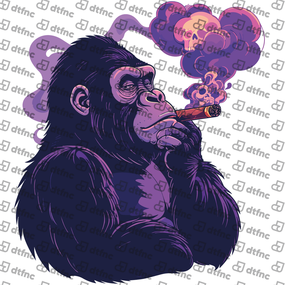 Animals - Skull Smoke Boss Gorilla