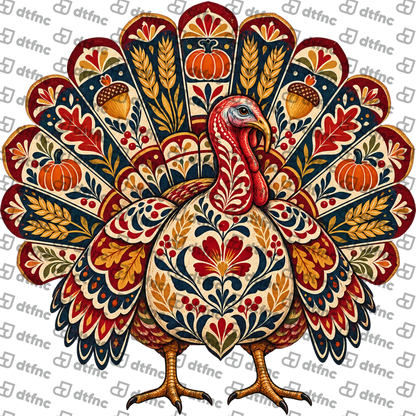 Thanksgiving - Folk Art Turkey