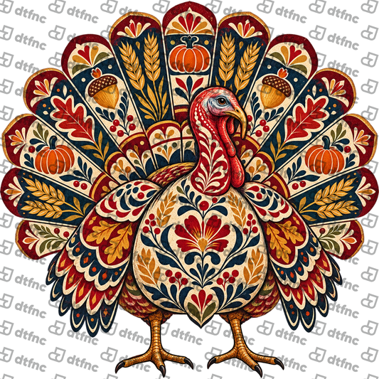 Thanksgiving - Folk Art Turkey