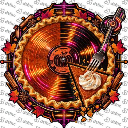 Thanksgiving - Neon Pumpkin Pie Vinyl Vibes