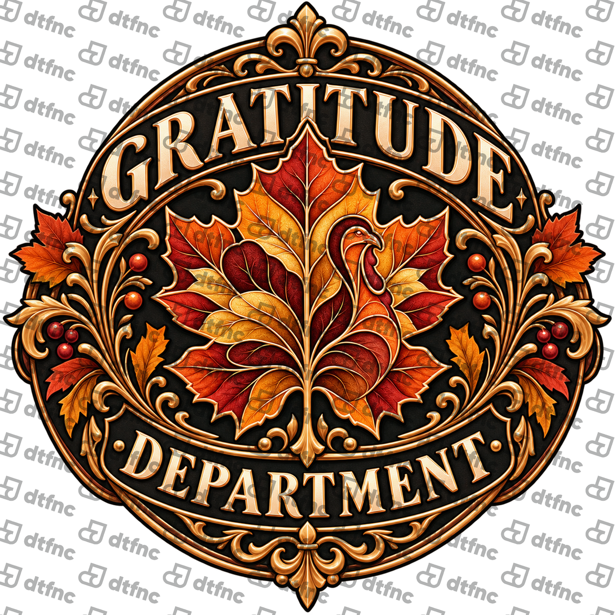 Thanksgiving - Gratitude Department