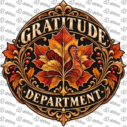 Thanksgiving - Gratitude Department