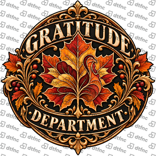 Thanksgiving - Gratitude Department