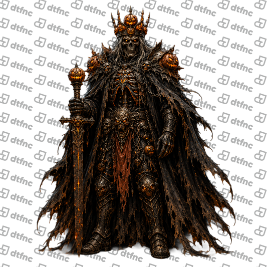 Halloween - Pumpkin Skull King