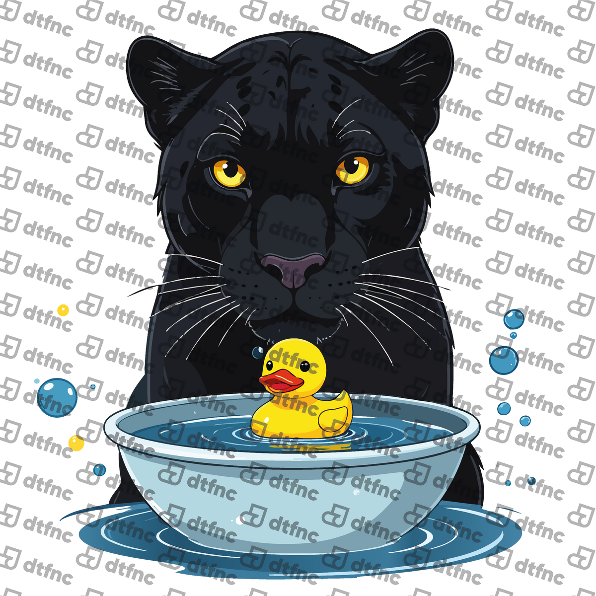 Animals - Bath Time Panther