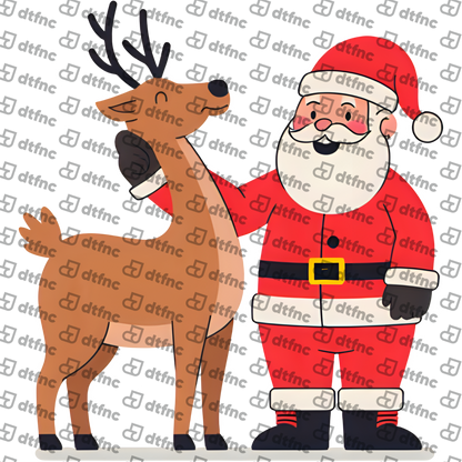 Christmas - Classic Santa & Reindeer Pals