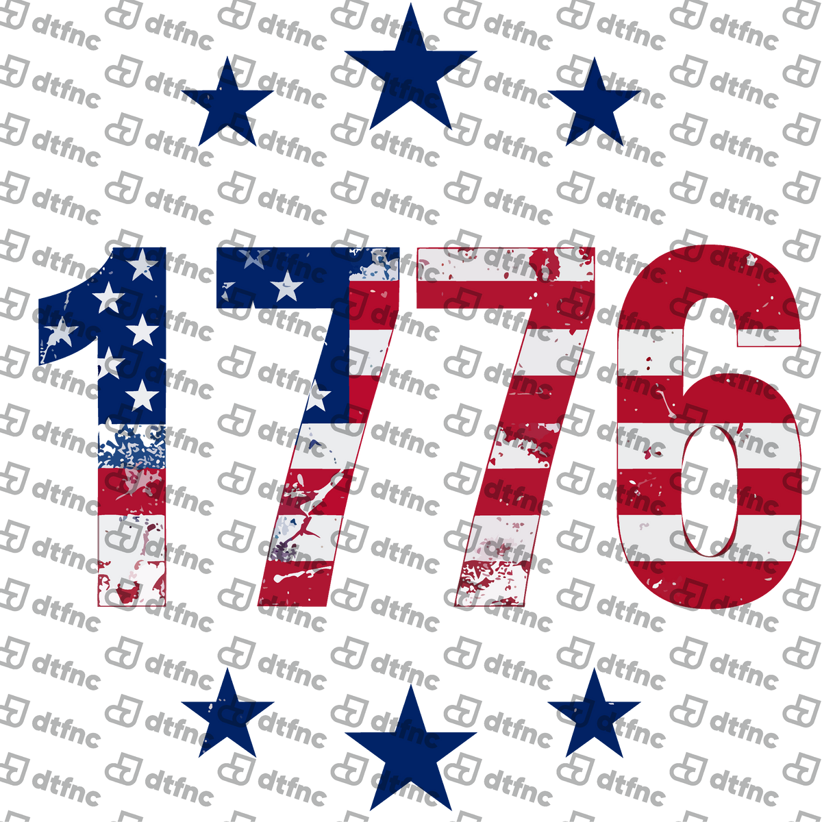 4th of July - Distressed 1776 Heritage