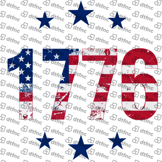 4th of July - Distressed 1776 Heritage