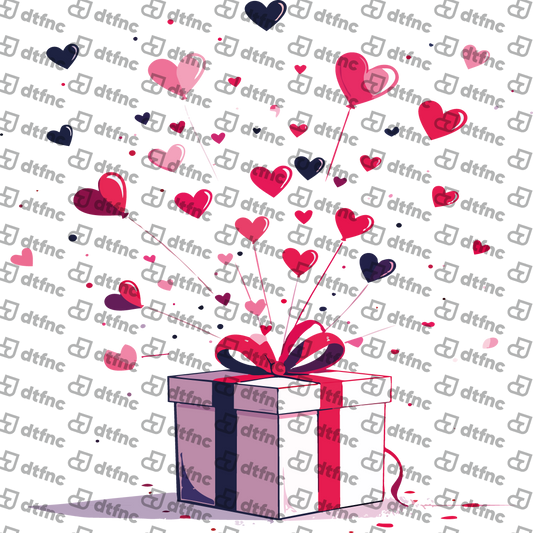 Valentine's Day - Bursting Heart Gift Box