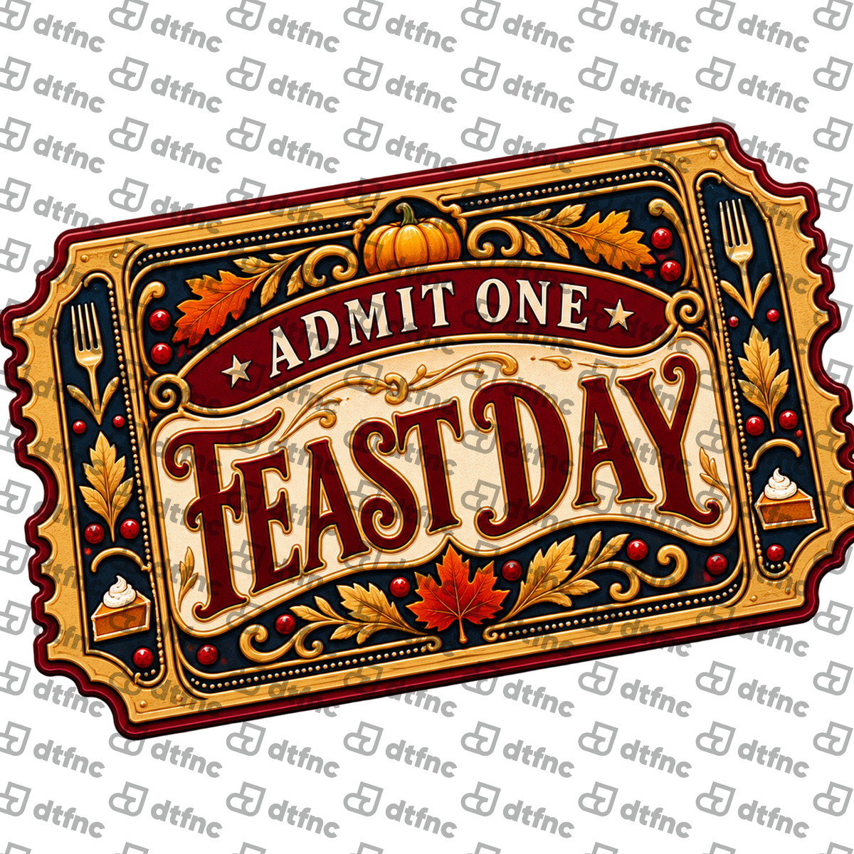 Thanksgiving - Feast Day Admit One