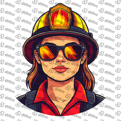 Occupation - Fierce Female Firefighter