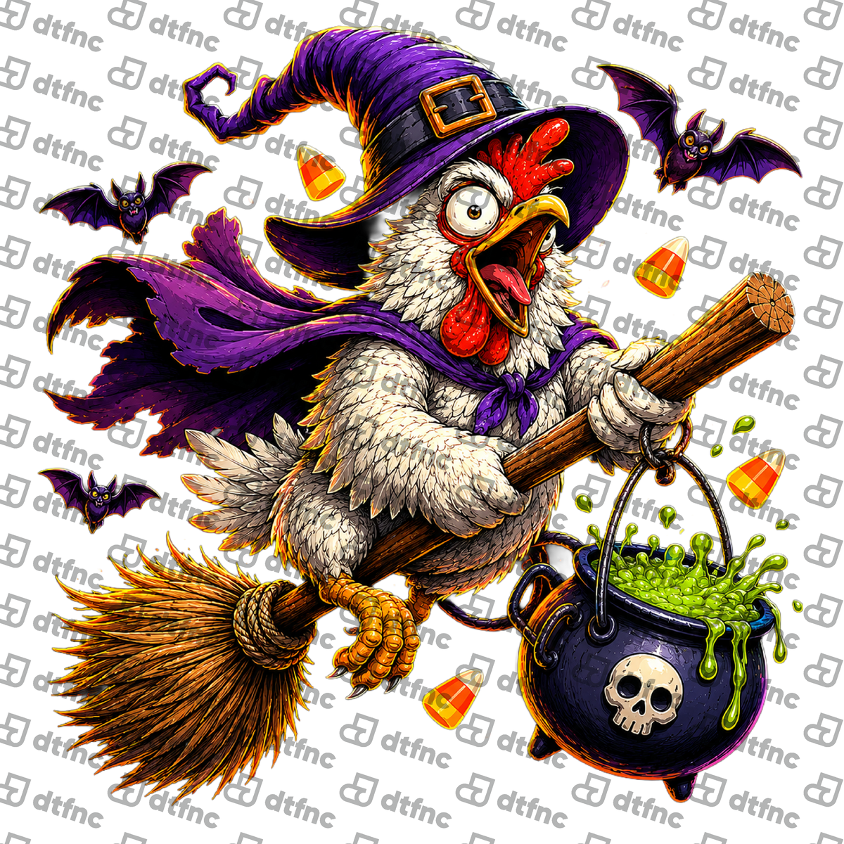 Halloween - Broomstick Witch Chicken