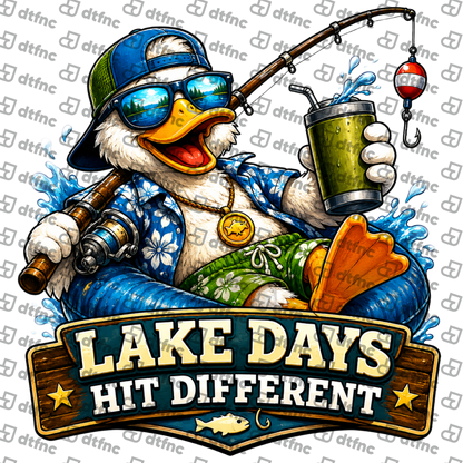 4th of July - Lake Days Hit Different Duck