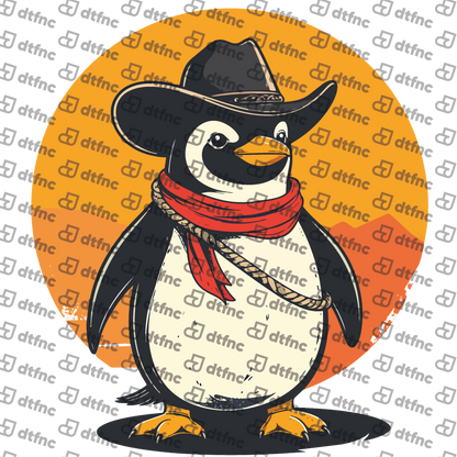 Animals - Cowboy Lasso Penguin