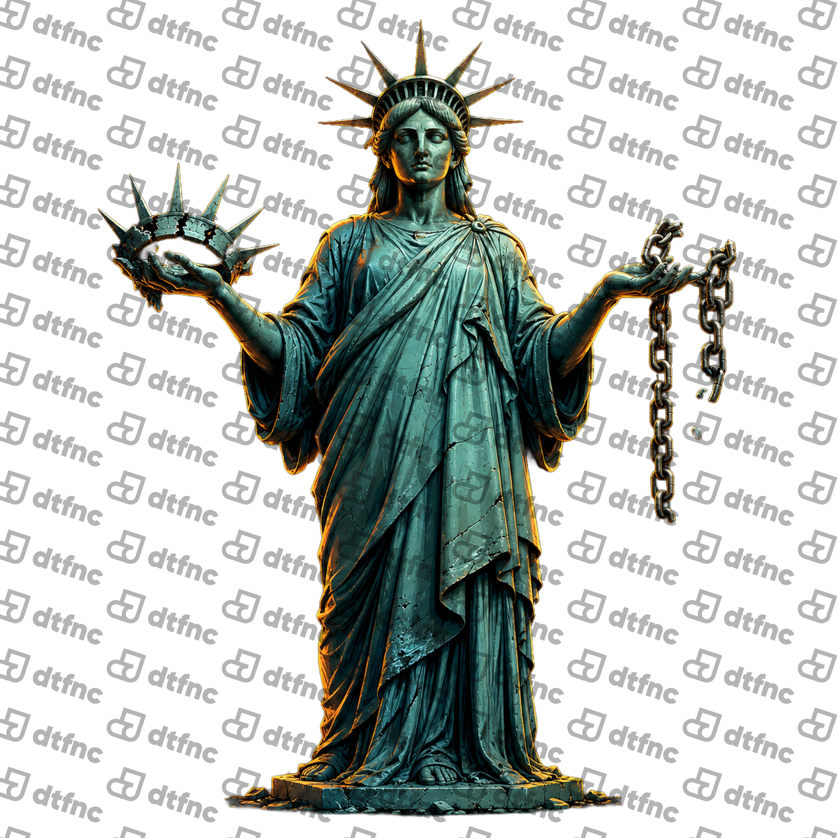 Art – Crown & Chains Liberty