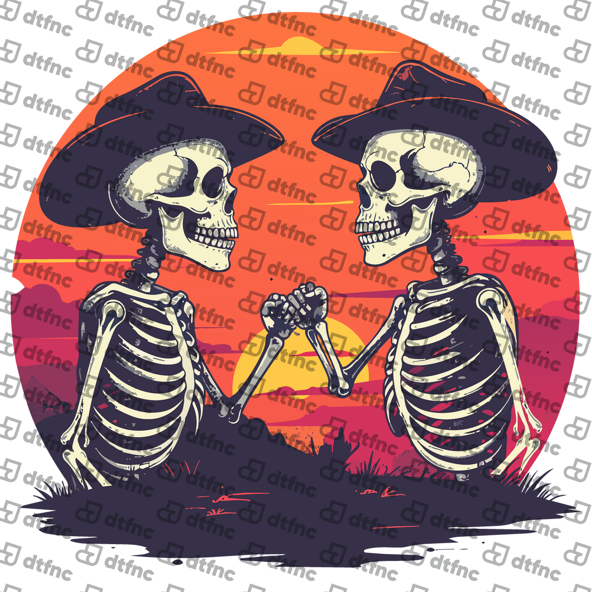 Warriors & Legends – Sunset Outlaw Handshake