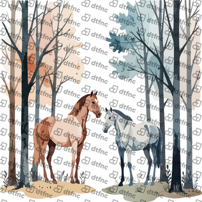 Animals - Forest Horse Harmony
