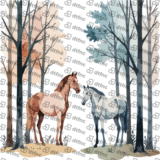 Animals - Forest Horse Harmony