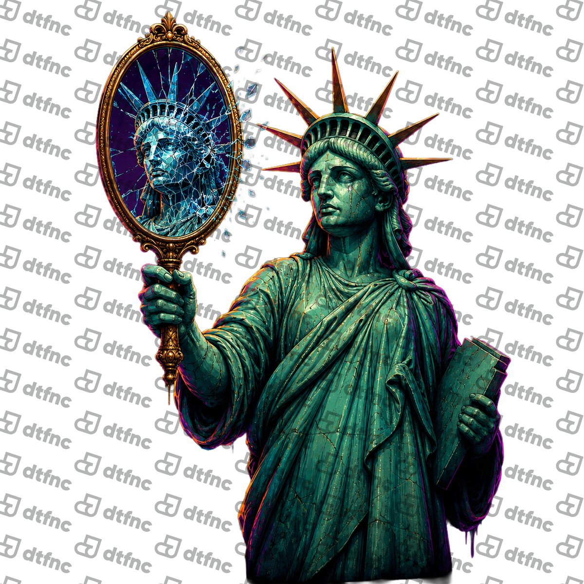 Art – Shattered Reflection Liberty