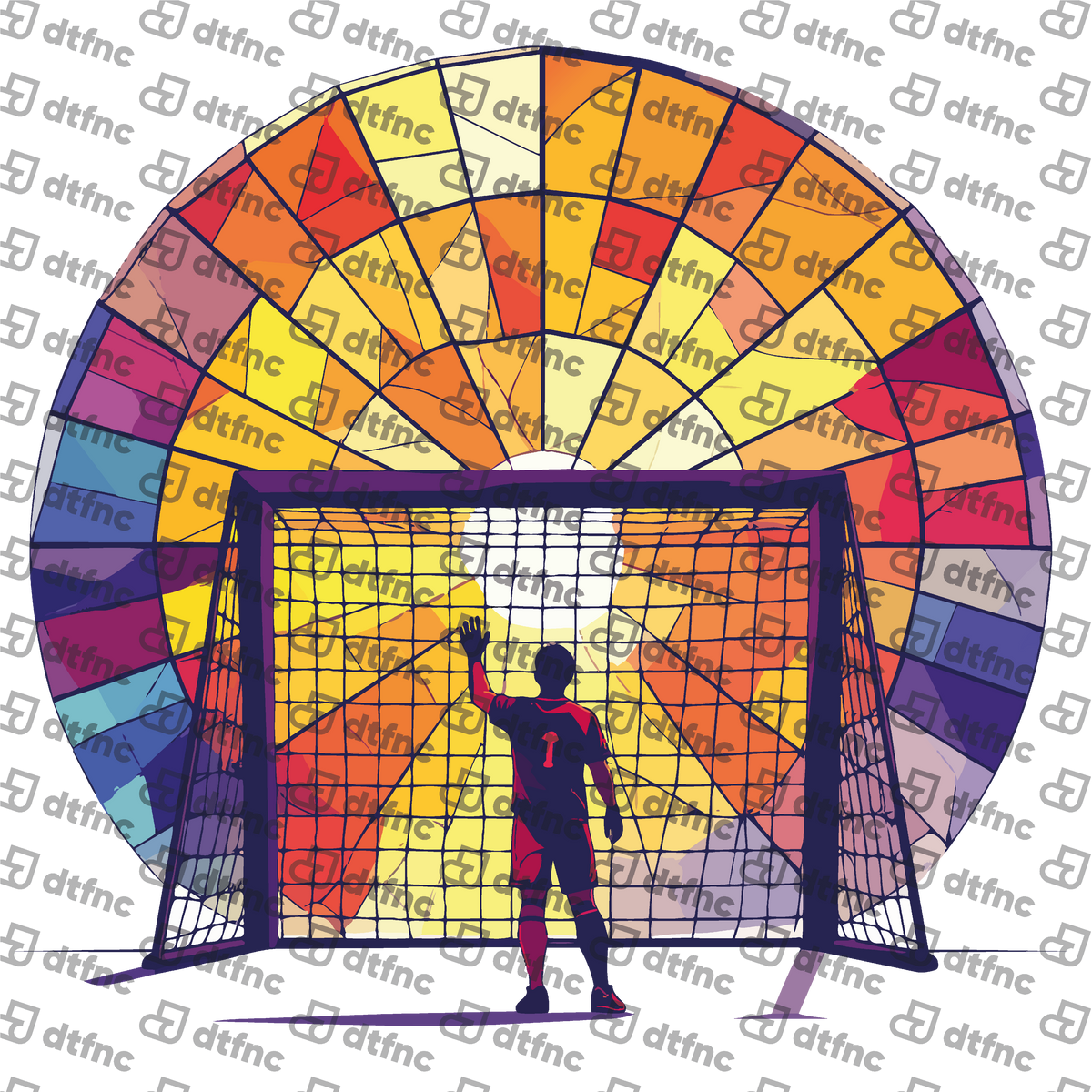 Soccer - Stained Glass Guardian