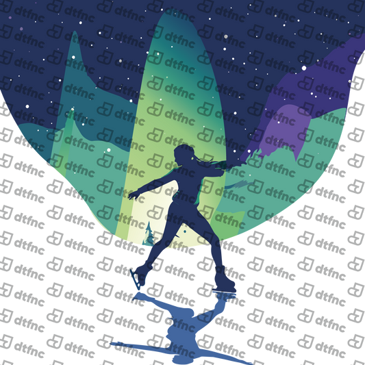 Winter Olympics - Midnight Aurora Figure Skater