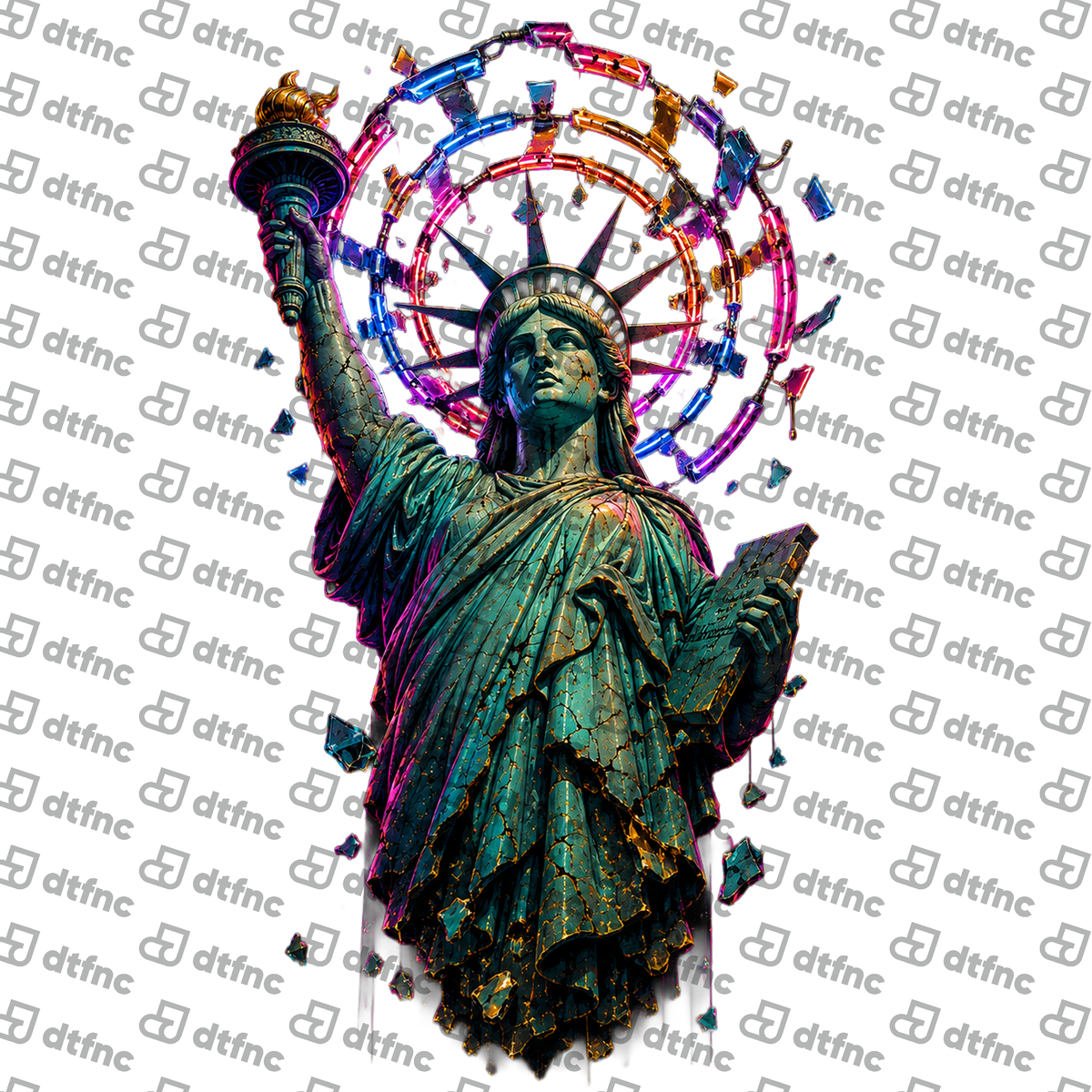 Art - Neon Halo Liberty