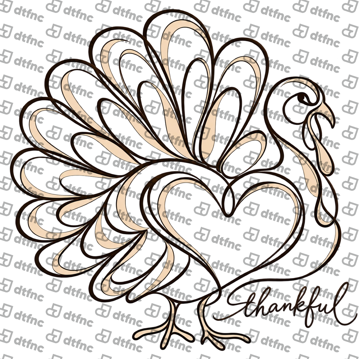 Thanksgiving - Grateful Turkey Elegance