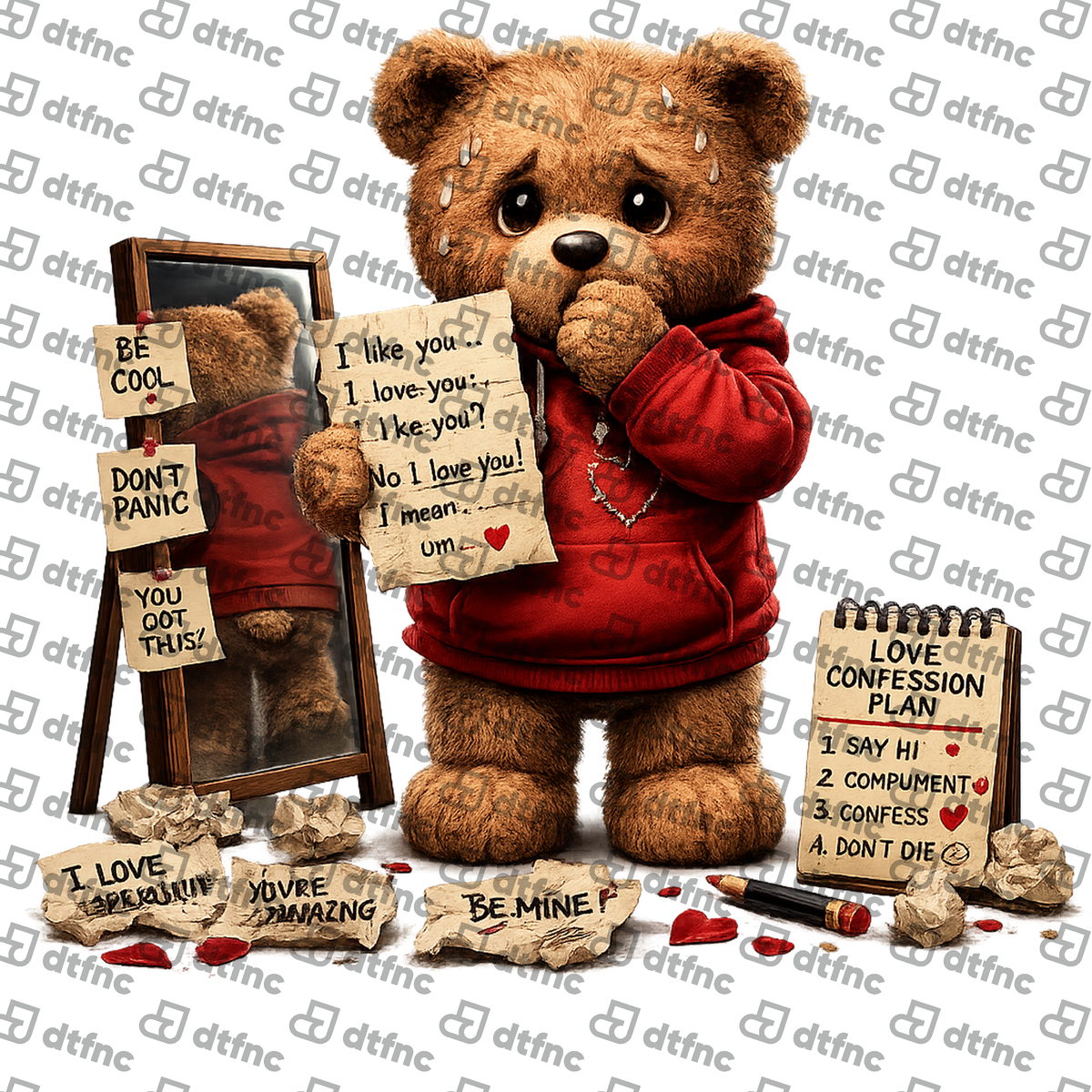Valentine's Day - Shy Bear Love Confession