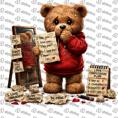 Valentine's Day - Shy Bear Love Confession