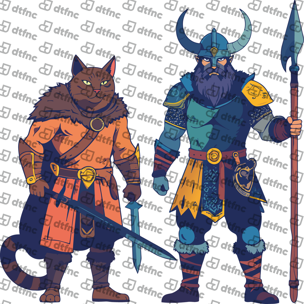 Animals - Viking Warrior Cat