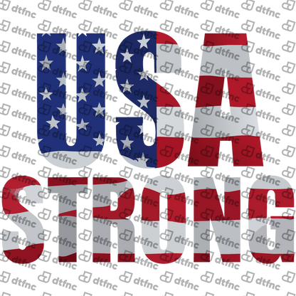4th of July - USA Strong Flag