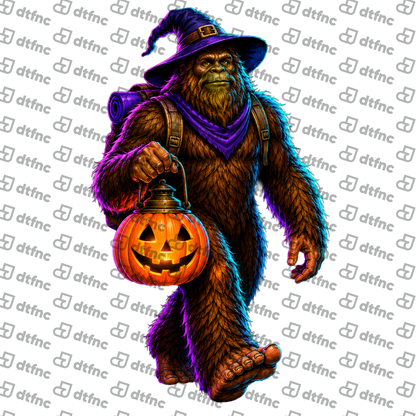 Halloween - Bigfoot Pumpkin Lantern